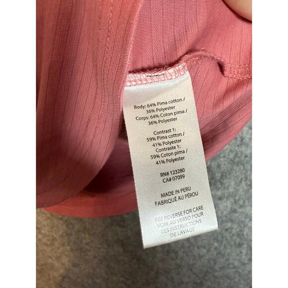 Travis Mathew Mens Pink Warmer Tide Scoop Polo Style 1MW396 - Small - Picture 5 of 9